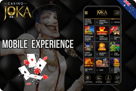 Mobile gaming experience in Joka Casino app