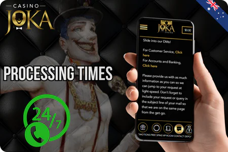 Processing Times in Joka Casino